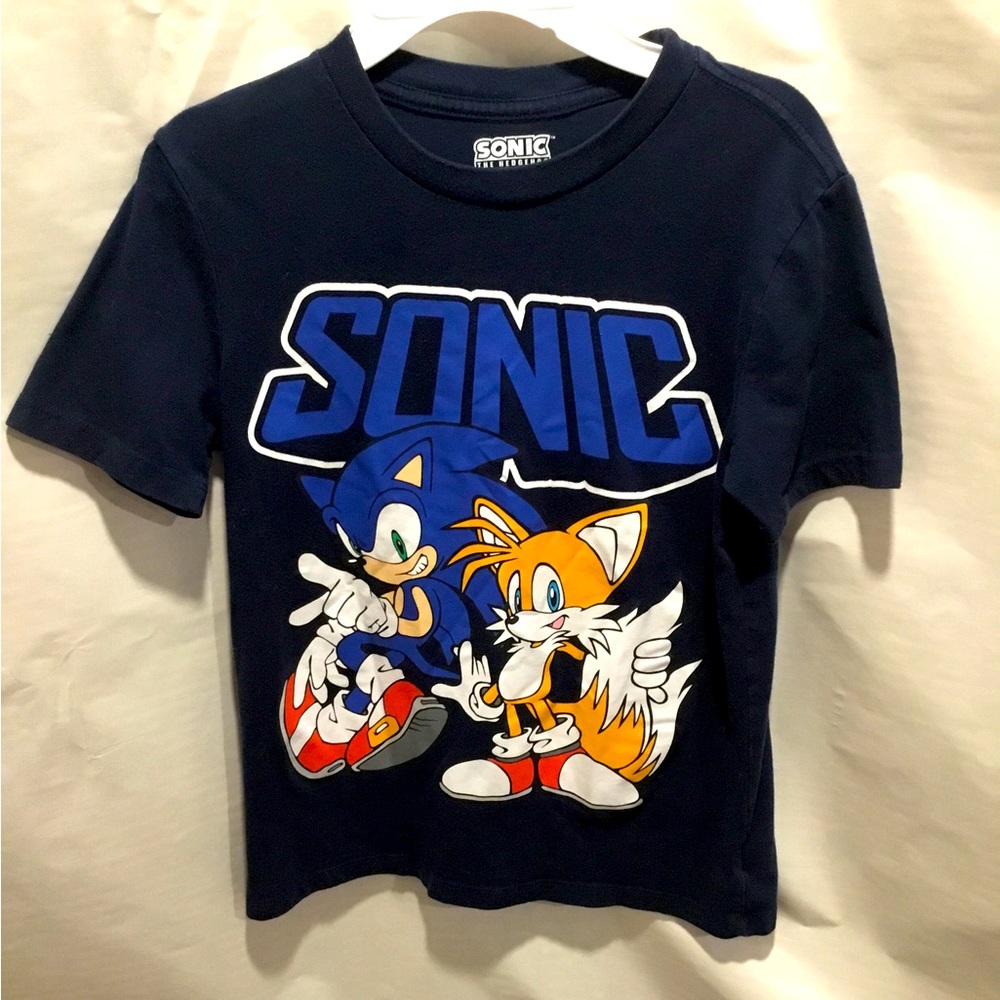 *Host Pick* Boys Large Sonic Graphic Short Sleeve Tee